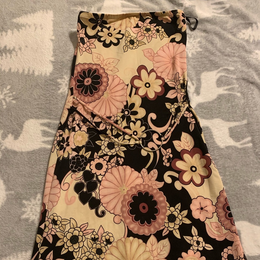 Strapless dress